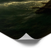 Poster Bateau de tempête - Style impressionnisme Art (Coin)