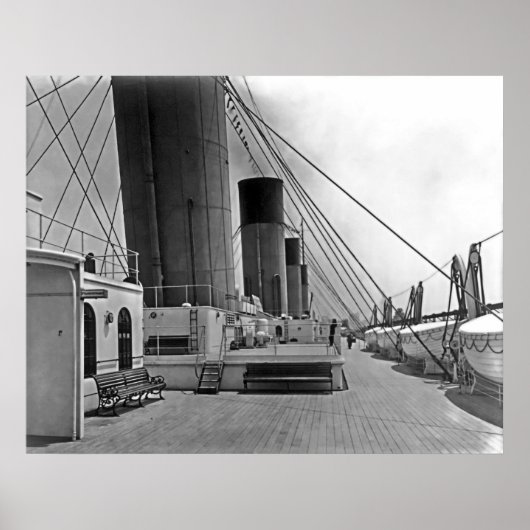 Poster Bateau Deck (Devant)