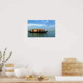 Poster Bateau domestique en Inde (Cuisine)