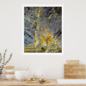 Poster Bateau drossé sur les rochers (Cuisine)