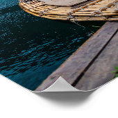 Poster Bateau en bambou dans le parc national Khao Sok Th (Coin)