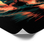 Poster Bateau en mer (Coin)