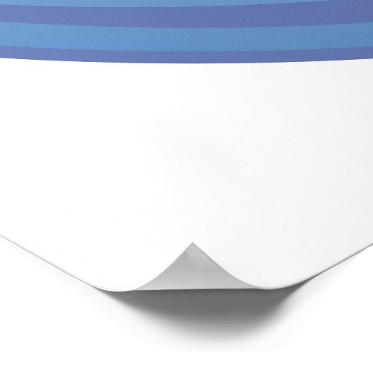 Poster Bateau et Ancre Marine nautique (Coin)