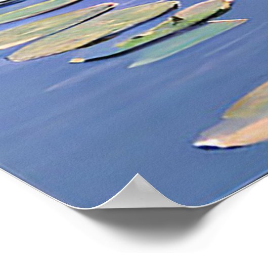 Poster Bateau et lac (Coin)