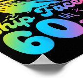 Poster Bateau Faced C'est mon 60e anniversaire Cruising S (Coin)