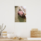 Poster Bateau gondole italienne à Venise (Cuisine)