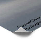 Poster Bateau le matin brumeux (Coin)