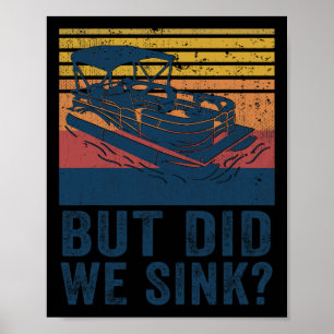 Poster Bateau mais avons-nous coulé capitaine de flatboat