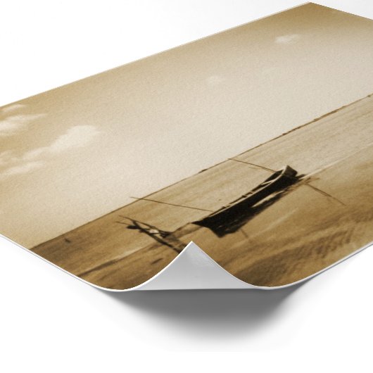 Poster bateau mexicain (Coin)