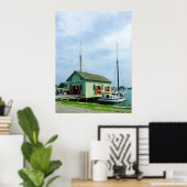 Poster Bateau Par Oyster Shack (Bureau à domicile)