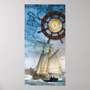 Poster Bateau pirate