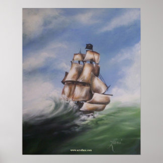 Poster Bateau pirate