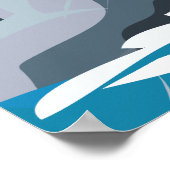 Poster Bateau pirate dans la tempête (Coin)