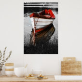 Poster Bateau rouge (Cuisine)