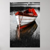 Poster Bateau rouge (Devant)
