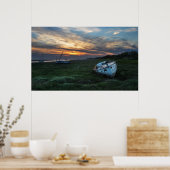 Poster Bateau Sunset (Cuisine)