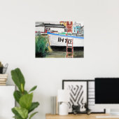 Poster Bateau sur la côte d'Aldeburgh Beach (Bureau à domicile)