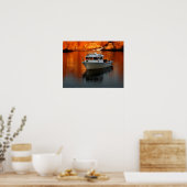 Poster Bateau Sur Perkins Cove Maine (Cuisine)