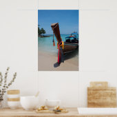 Poster Bateau thaïlandais traditionnel (Cuisine)