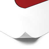 Poster Bateau Viking Longship Silhouette Drakkar (Coin)