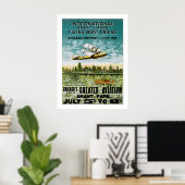 Poster Bateau volant des Grands Lacs (Bureau à domicile)
