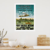 Poster Bateau volant des Grands Lacs (Cuisine)