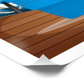 POSTER BATEAU YOGA (Coin)