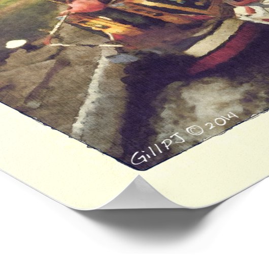 Poster Bateaux à accès étroit (Coin)