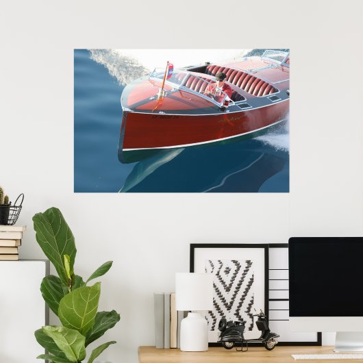 Poster Bateaux à bois (Bureau à domicile)