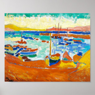 Poster Bateaux à Collioure André Derain