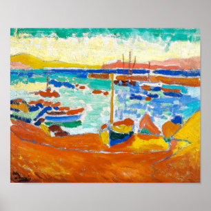 Poster Bateaux à Collioure   Andre Derain  