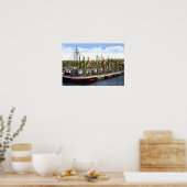 Poster Bateaux à crevettes St. Augustine Florida (Cuisine)