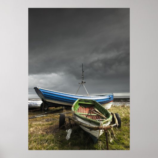 Poster Bateaux À Foule Sur La Rive | Angleterre (Devant)