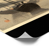 Poster Bateaux à la mer par Seitei Watanabe 1851-1918 (Coin)