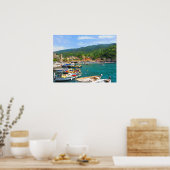 Poster Bateaux à Monterosso en Cinque Terre, Italie (Cuisine)