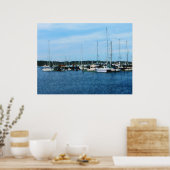 Poster Bateaux à Newport RI (Cuisine)