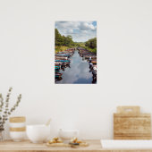 Poster bateaux à rames amarrés au château ross à killarne (Cuisine)