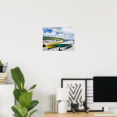 Poster Bateaux à rames traditionnels (Bureau à domicile)