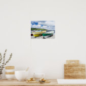 Poster Bateaux à rames traditionnels (Cuisine)