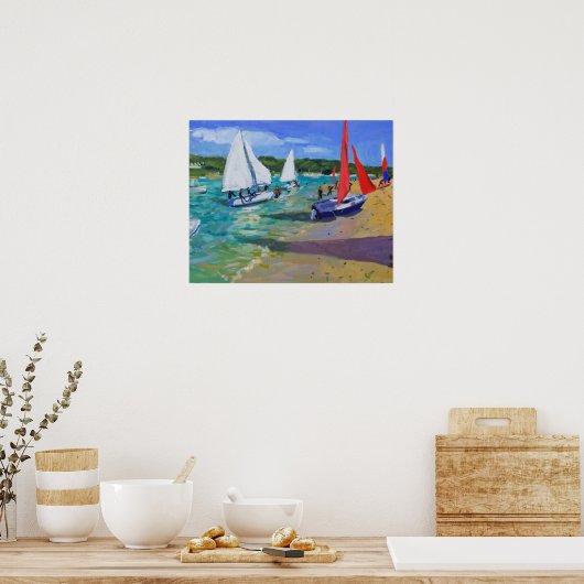 Poster Bateaux à voile (Cuisine)