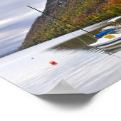 Poster Bateaux à voile à Rest on Lake Willoughby, Vermont (Coin)