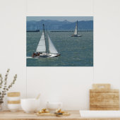 Poster Bateaux à voile de Berkeley (Cuisine)