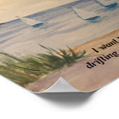 Poster Bateaux À Voile - Flottant Sur Memory Lake (Coin)