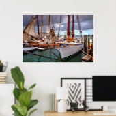 Poster Bateaux À Voile Morts À Key West (Bureau à domicile)