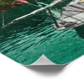 Poster Bateaux à voile sur Napa River Scene Napa, CA (Coin)