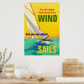 Poster Bateaux à voile vintages Peinture Devis Direction  (Cuisine)