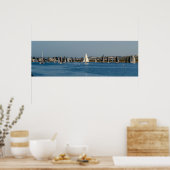 Poster Bateaux à voiliers en Main Channel - Marina del Re (Cuisine)