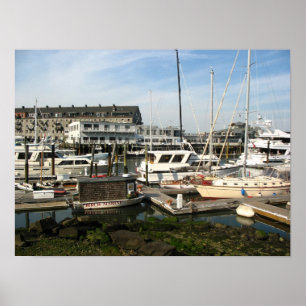 Poster Bateaux ancrés