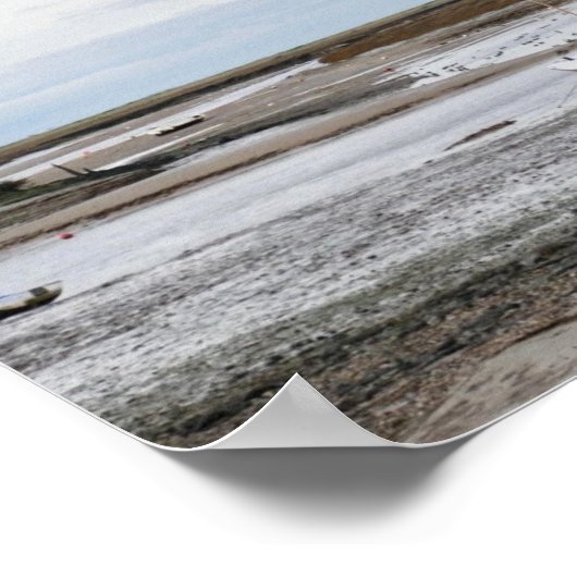 Poster Bateaux Burnham Overy Staithe (Coin)