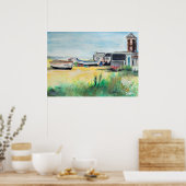 Poster Bateaux d'Aldeburgh sur la plage (Cuisine)